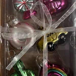 Vibrant Glass Holiday Ornaments Set